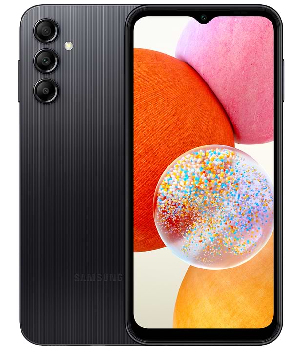 Фото - Смартфон Samsung Galaxy A14 4/64Gb Black (SM-A145FZKUSEK)