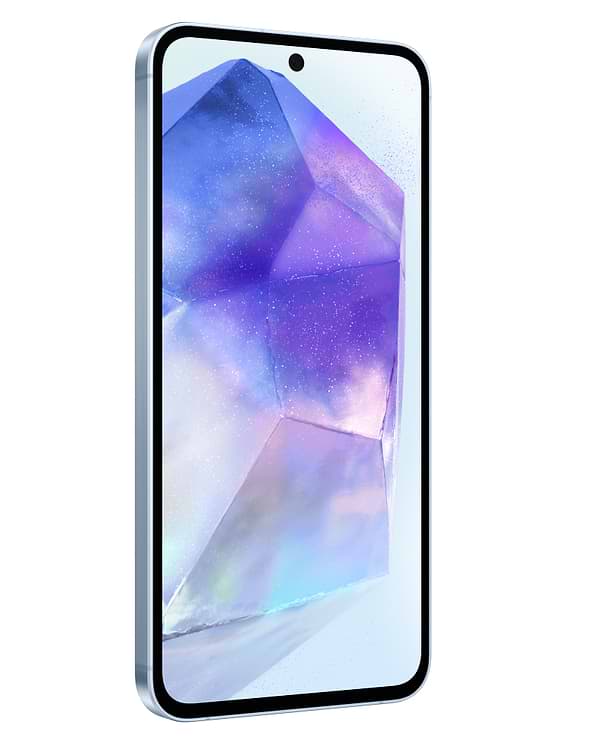 Фото - Смартфон Samsung Galaxy A55 5G 8/128Gb Awesome Iceblue (SM-A556BLBAEUC)