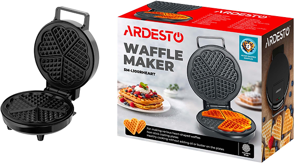 Фото - Вафельница Ardesto SM-L100RHEART