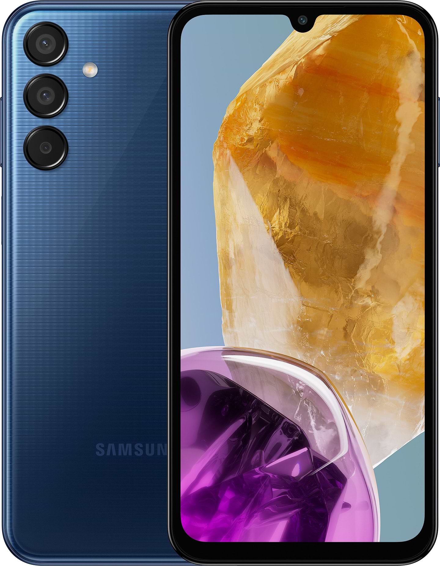 Смартфон Samsung Galaxy M15 4/128Gb 5G Dark Blue (SM-M156BDBUEUC) - Фото 1
