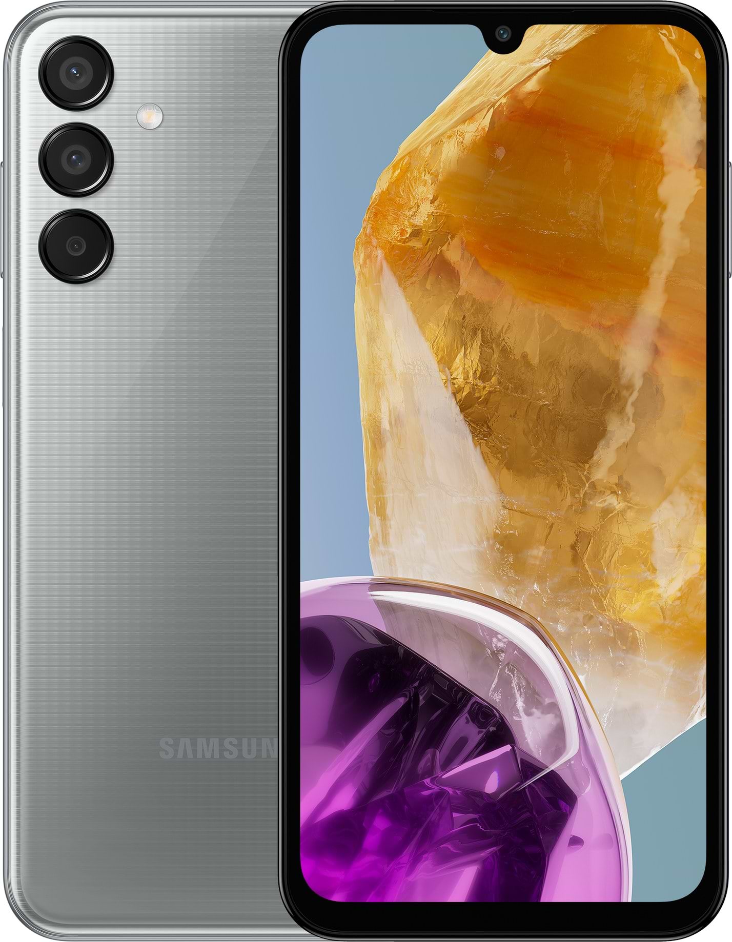 Смартфон Samsung Galaxy M15 4/128Gb 5G Gray (SM-M156BZAUEUC) - Фото 1