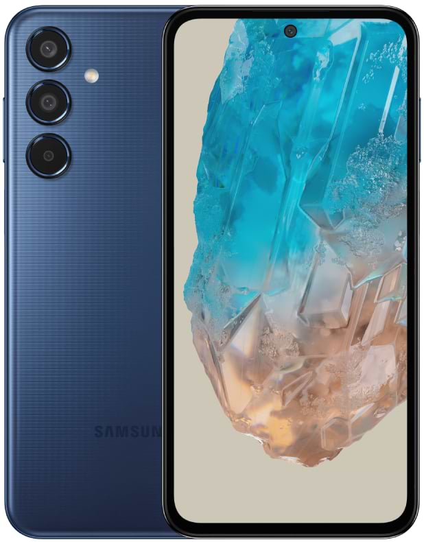 Смартфон Samsung Galaxy M35 5G 6/128Gb Dark Blue (SM-M356BDBBEUC) - Фото 1