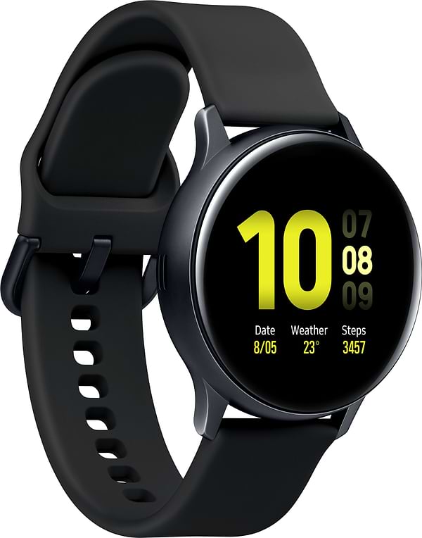 Фото - Смарт-годинник Samsung Galaxy Watch Active 2 40mm Aluminium Aqua Black (SM-R830NZKASEK)