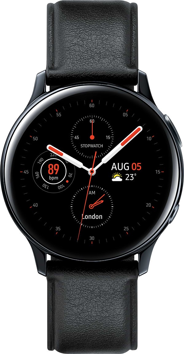 Фото - Смарт-часы Samsung Galaxy Watch Active 2 40mm Stainless Steel Black (SM-R830NSKASEK)