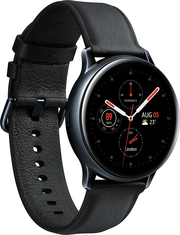 Фото - Смарт-часы Samsung Galaxy Watch Active 2 40mm Stainless Steel Black (SM-R830NSKASEK)