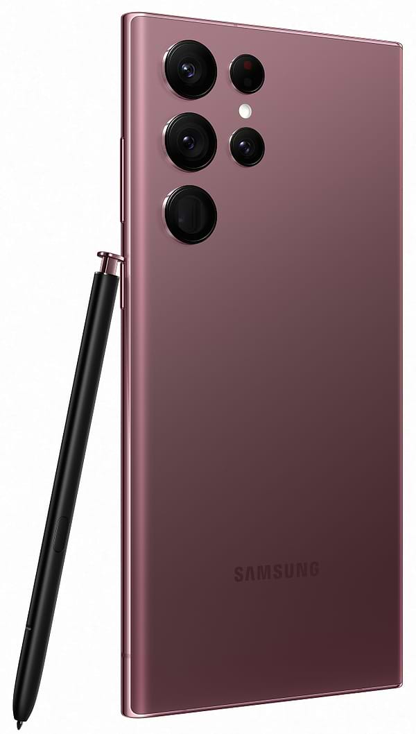 Фото - Смартфон Samsung Galaxy S22 Ultra 8/128Gb Burgundy (SM-S908BDRDSEK)