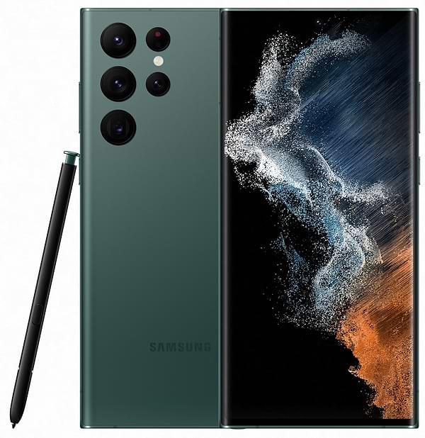 Фото - Смартфон Samsung Galaxy S22 Ultra 12/256Gb Green (SM-S908BZGGSEK)