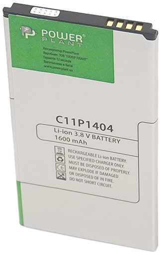 Фото - Акумулятор для смартфона PowerPlant Asus Zenfone 4 (C11P1404) (SM120024)