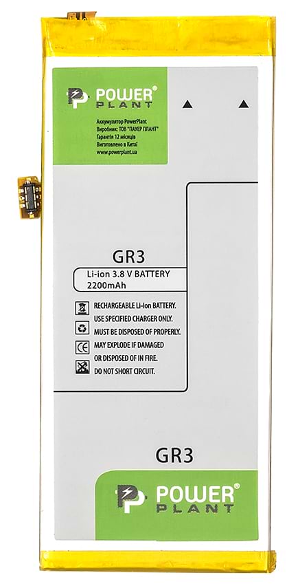 Фото - Аккумулятор для мобильного телефона PowerPlant Huawei GR3 (HB3742A0EZC+) 2200mAh (SM150151)