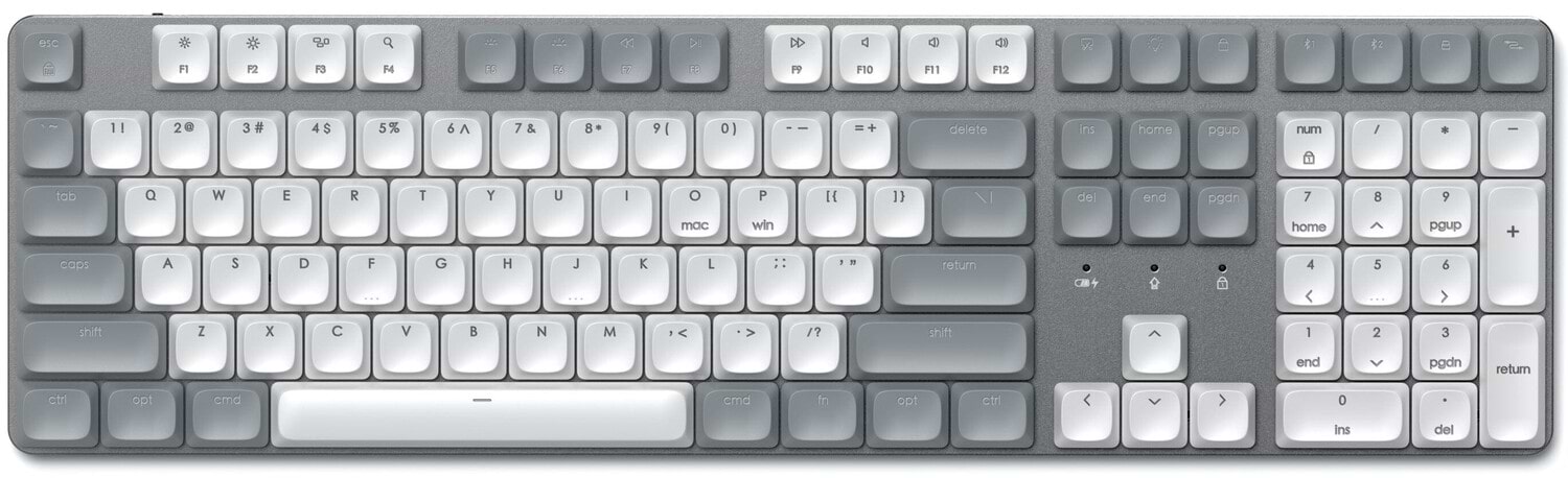 Клавиатура беспроводная Satechi SM3 Slim Mechanical Backlit Bluetooth Keyboard Light (ST-KSM3LT-EN) - Фото 1