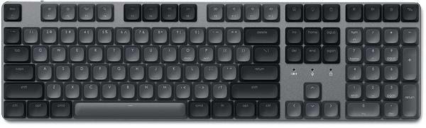 Фото - Клавіатура бездротова Satechi SM3 Slim Mechanical Backlit Bluetooth Keyboard Dark (ST-BTSX3M)