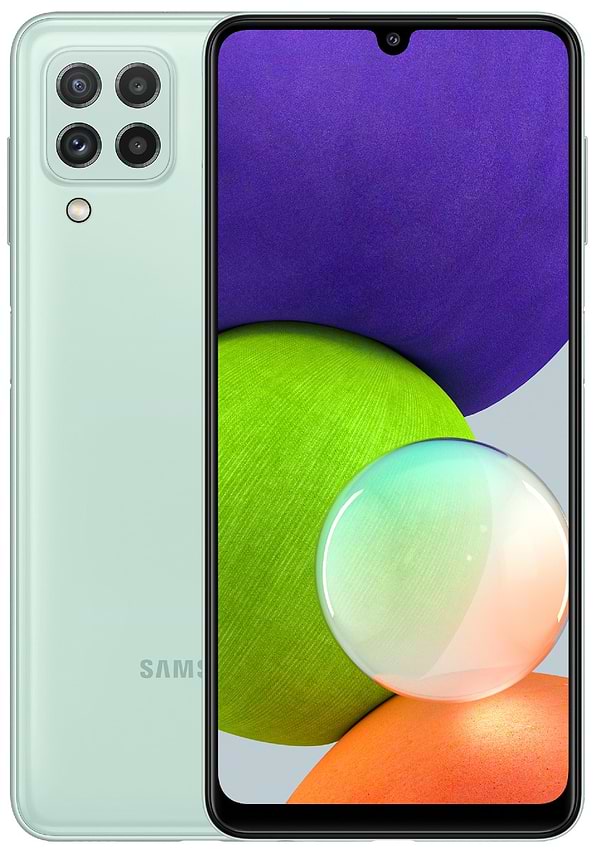 Фото - Смартфон Samsung Galaxy A22 4/128Gb Light Green (SM-A225FLGGSEK)