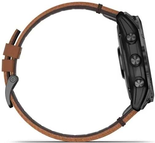 Фото - Смарт-часы Garmin Epix Pro (g2) 51 Saph CrbnGryDLC Ti Chsnt Lthr (010-02804-30)