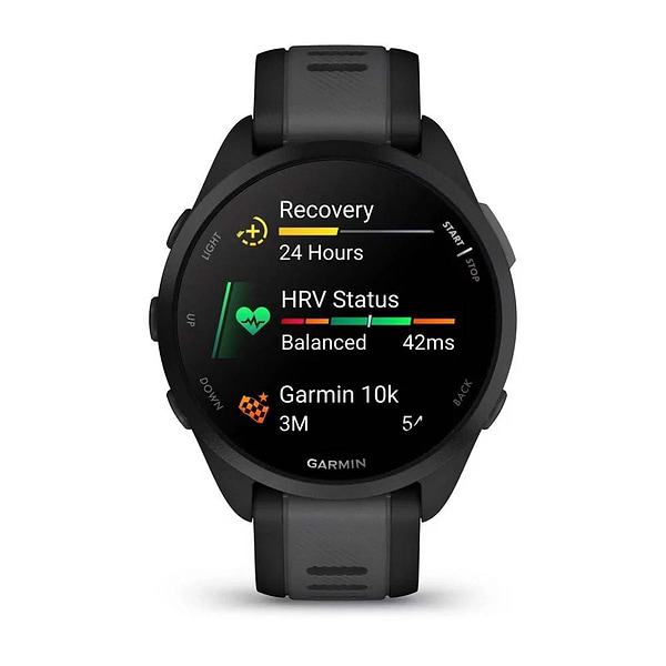 Фото - Смарт-часы Garmin Forerunner 165 GPS Black/Slate Grey (010-02863-20)