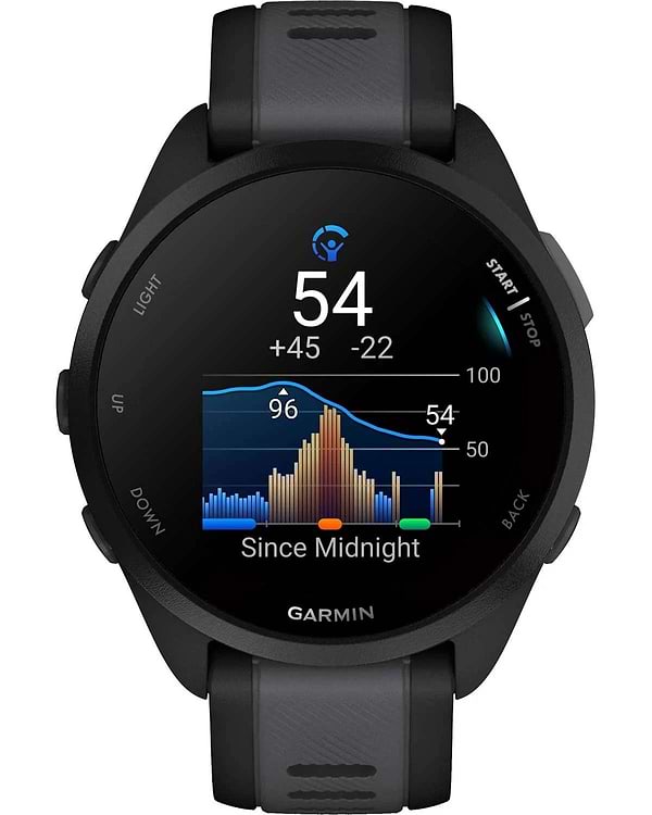 Фото - Смарт-часы Garmin Forerunner 165 GPS Black/Slate Grey (010-02863-20)