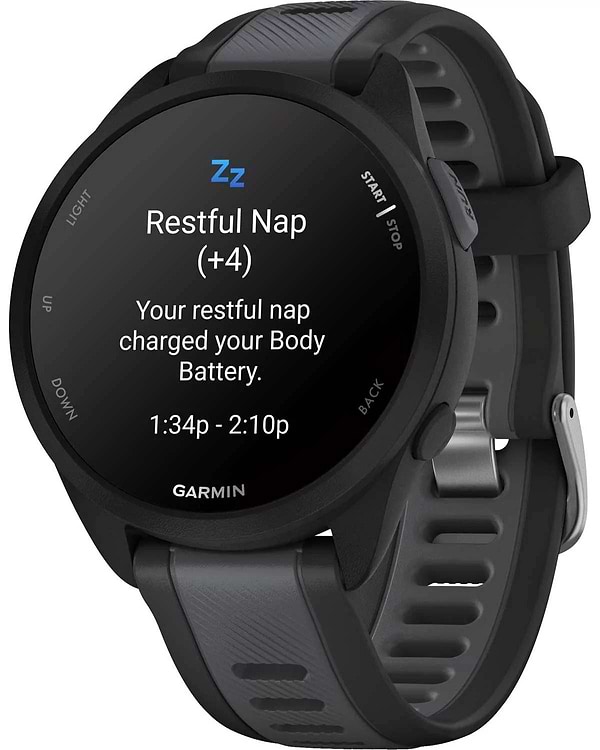 Фото - Смарт-часы Garmin Forerunner 165 GPS Black/Slate Grey (010-02863-20)