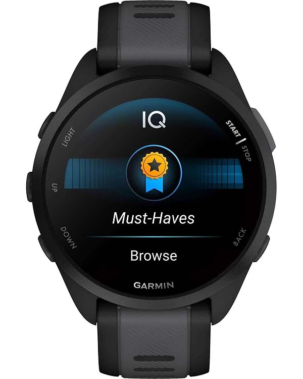 Фото - Смарт-часы Garmin Forerunner 165 GPS Black/Slate Grey (010-02863-20)