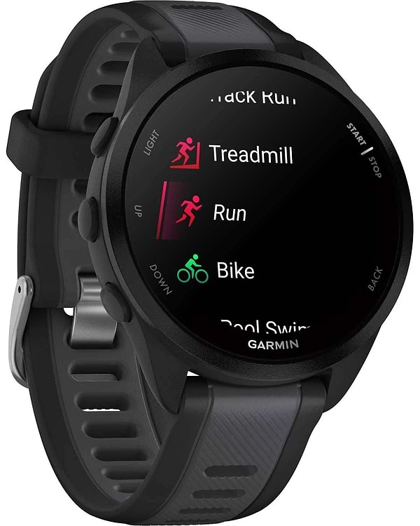 Фото - Смарт-часы Garmin Forerunner 165 GPS Black/Slate Grey (010-02863-20)