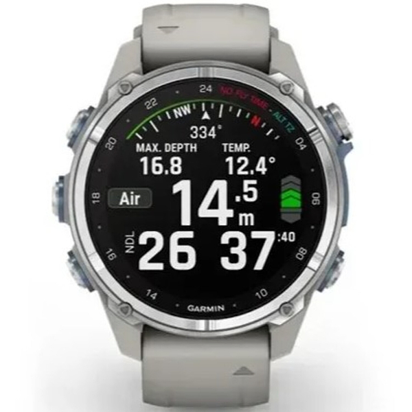 Фото - Смарт-годинник Garmin Descent Mk3 43mm Grey (010-02753-04)