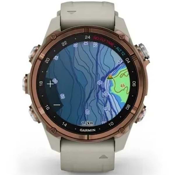 Фото - Смарт-годинник Garmin Descent Mk3i 43mm Bronze Titanium (010-02753-14)