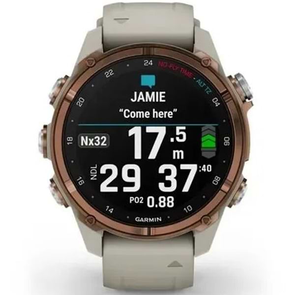 Фото - Смарт-годинник Garmin Descent Mk3i 43mm Bronze Titanium (010-02753-14)