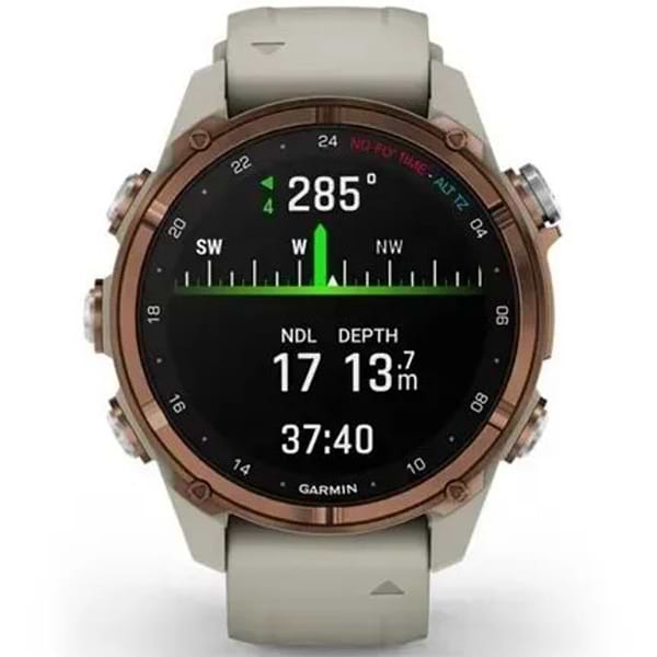 Фото - Смарт-годинник Garmin Descent Mk3i 43mm Bronze Titanium (010-02753-14)