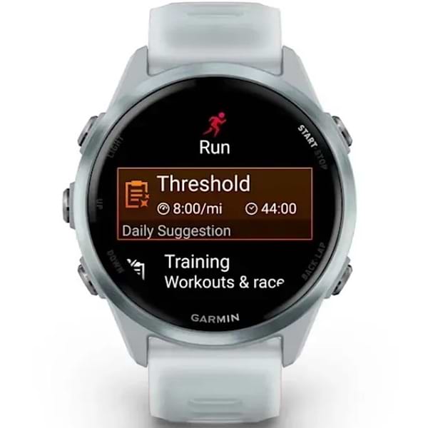 Фото - Смарт-годинник Garmin Forerunner 570 42 mm Whitestone/Cloud Blue (010-02970-01)