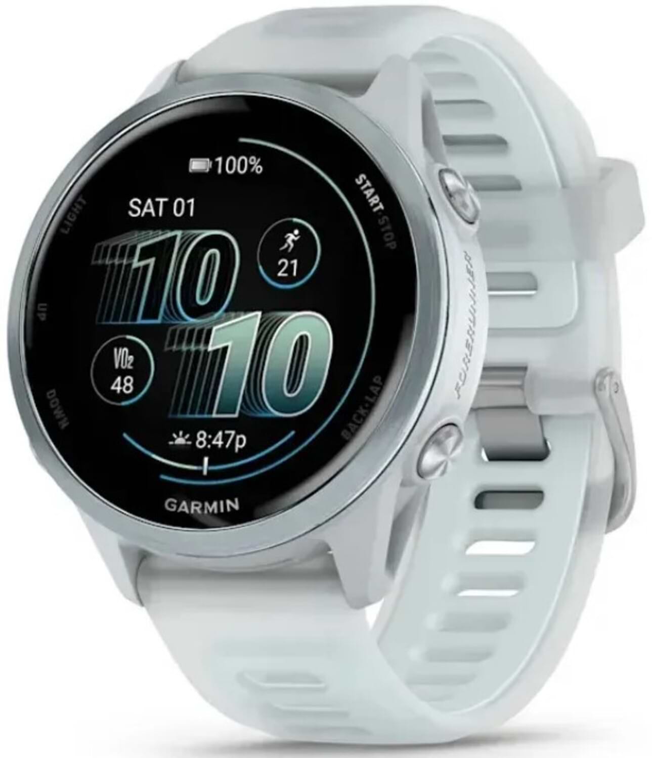 Смарт-часы Garmin Forerunner 570 42 mm Whitestone/Cloud Blue (010-02970-01) - Фото 1