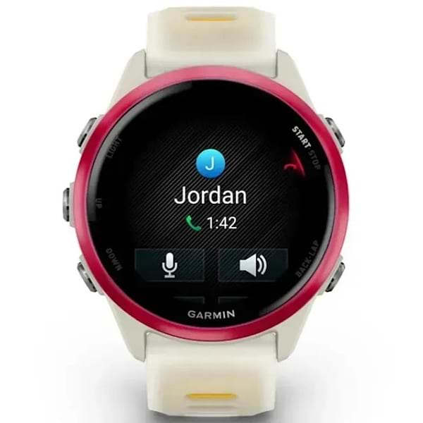 Фото - Смарт-часы Garmin Forerunner 570 42 mm Bone/Raspberry/Mango (010-02970-02)