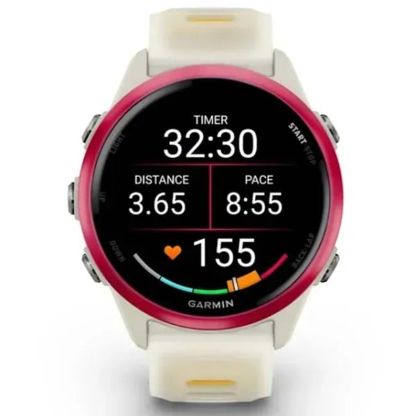 Фото - Смарт-часы Garmin Forerunner 570 42 mm Bone/Raspberry/Mango (010-02970-02)