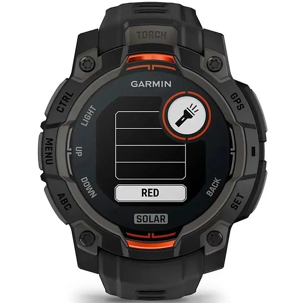 Фото - Смарт-часы Garmin Instinct 3, 45mm, Solar, Black Bezel with Black Band (010-02934-00)