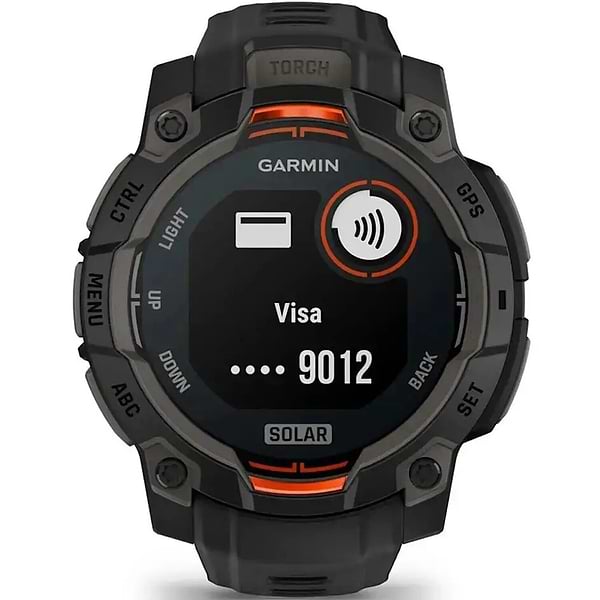 Фото - Смарт-часы Garmin Instinct 3, 45mm, Solar, Black Bezel with Black Band (010-02934-00)