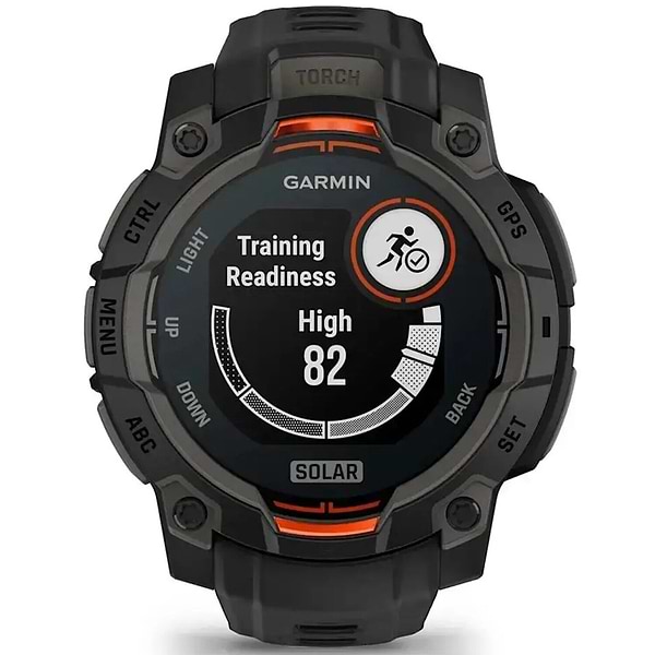 Фото - Смарт-часы Garmin Instinct 3, 45mm, Solar, Black Bezel with Black Band (010-02934-00)