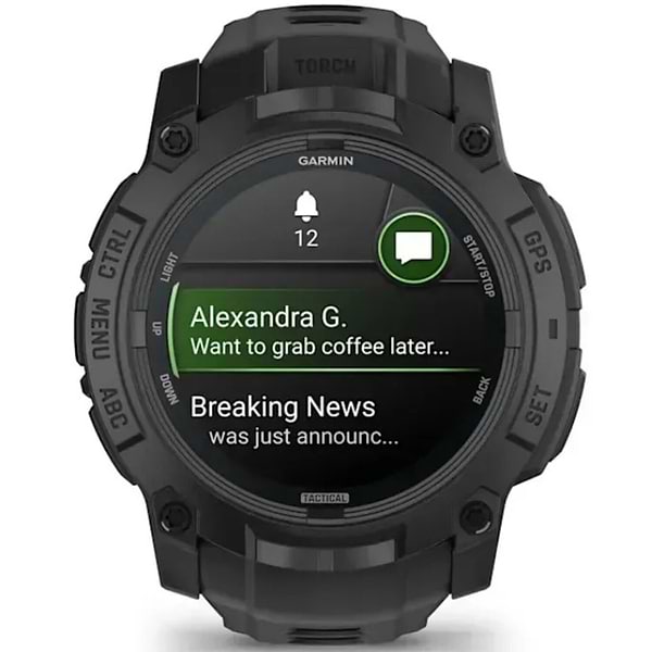 Фото - Смарт-годинник Garmin Instinct 3 Tactical AMOLED 50 mm Black (010-03020-50)