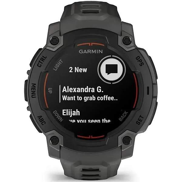 Фото - Смарт-годинник Garmin Instinct E, 45 mm, Black Bezel with Charcoal Band (010-02933-00)
