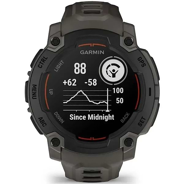 Фото - Смарт-годинник Garmin Instinct E, 45 mm, Black Bezel with Charcoal Band (010-02933-00)