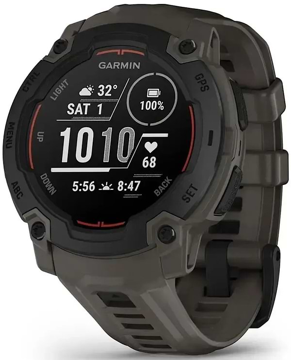 Фото - Смарт-годинник Garmin Instinct E, 45 mm, Black Bezel with Charcoal Band (010-02933-00)