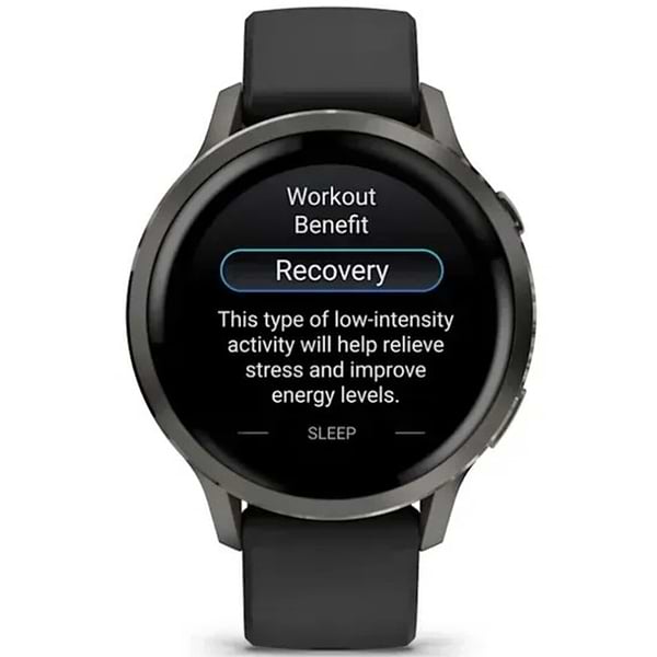 Фото - Смарт-годинник Garmin Venu 4 (41mm), Black w/ Slate + Black (010-03013-02)
