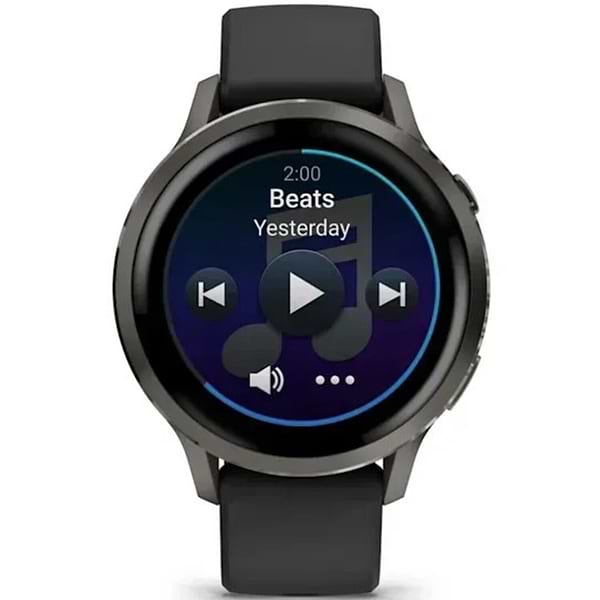 Фото - Смарт-годинник Garmin Venu 4 (41mm), Black w/ Slate + Black (010-03013-02)