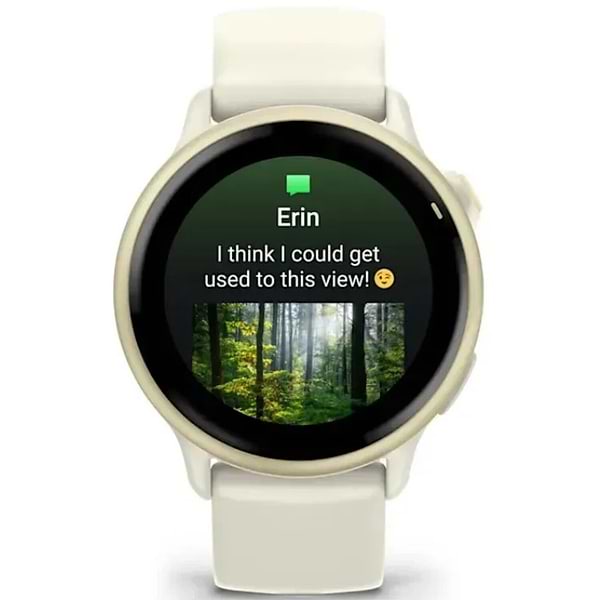 Фото - Смарт-часы Garmin vivoactive 6, Bone/Lunar Gold (010-02985-01)
