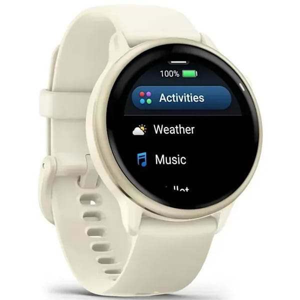 Фото - Смарт-часы Garmin vivoactive 6, Bone/Lunar Gold (010-02985-01)