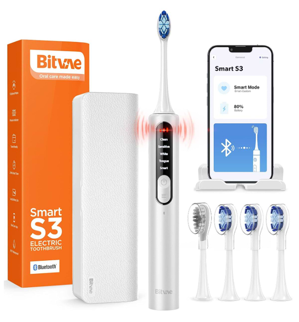 Фото - Зубна щітка електрична Bitvae S3 Smart (BVS3-w) Фото - Зубна щітка електрична Bitvae S3 Smart (BVS3-w)