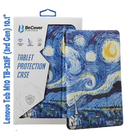 Фото - Чохол для планшета BeCover Smart for Lenovo Tab M10 TB-328F (3rd Gen) 10.1" Night (708295)