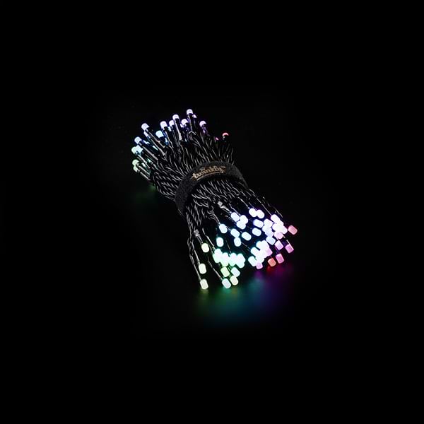 Фото - Гирлянда линейная Twinkly Smart LED Strings RGB 100, BT+WiFi, Gen II, IP44 черный (TWS100STP-BEU)