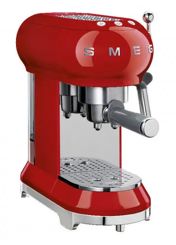 Фото - Кофеварка рожковая Smeg ECF01RDEU