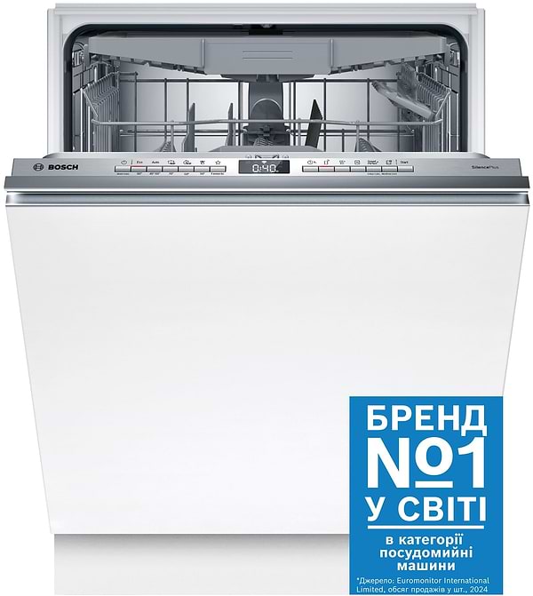 Фото - Посудомоечная машина встраиваемая Bosch SMH4ECX28E
