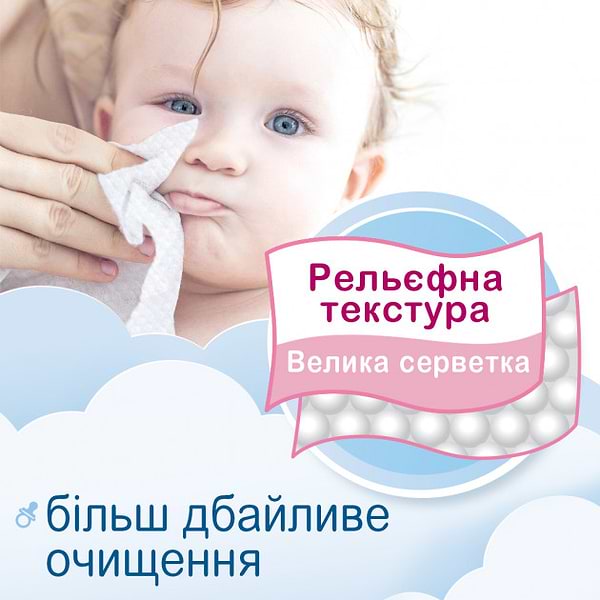 Фото - Влажные салфетки для грудничков Smile Baby с клапаном 72 шт. (4823071617870)