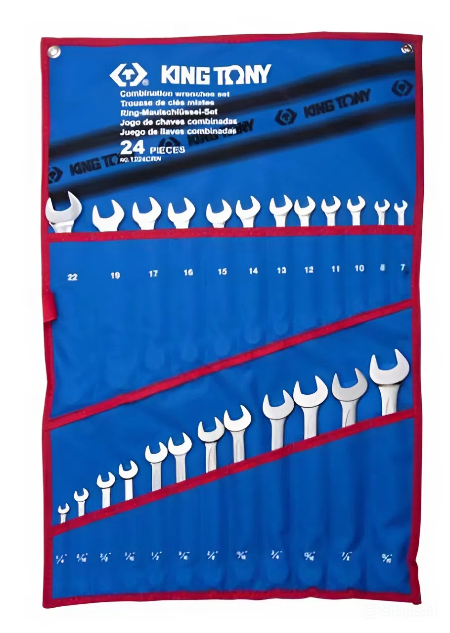 Набор комбинированных ключей KING TONY 24 шт. (1224CRN)