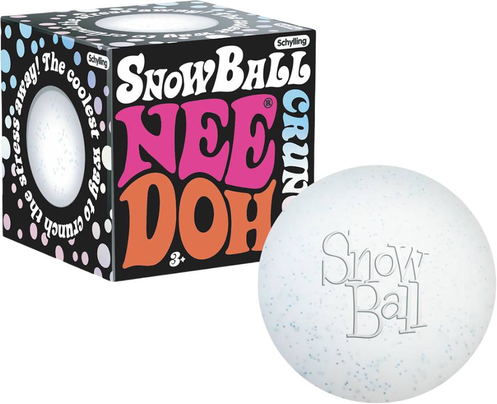 Стретч-антистресс NeeDoh СНЕЖНЫЙ ШАР (SNBC)