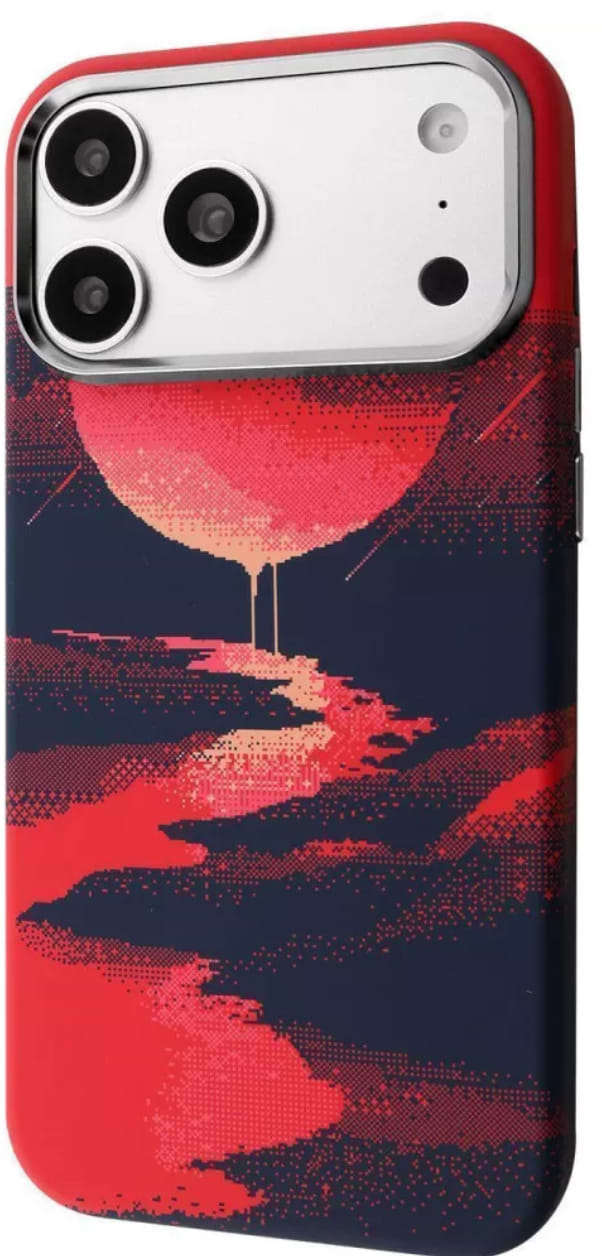 Чохол для смартфону Proove Pixel Case with Magnetic Ring iPhone 17 Pro/18 Pro red moon (PCPXIP17P0C2)